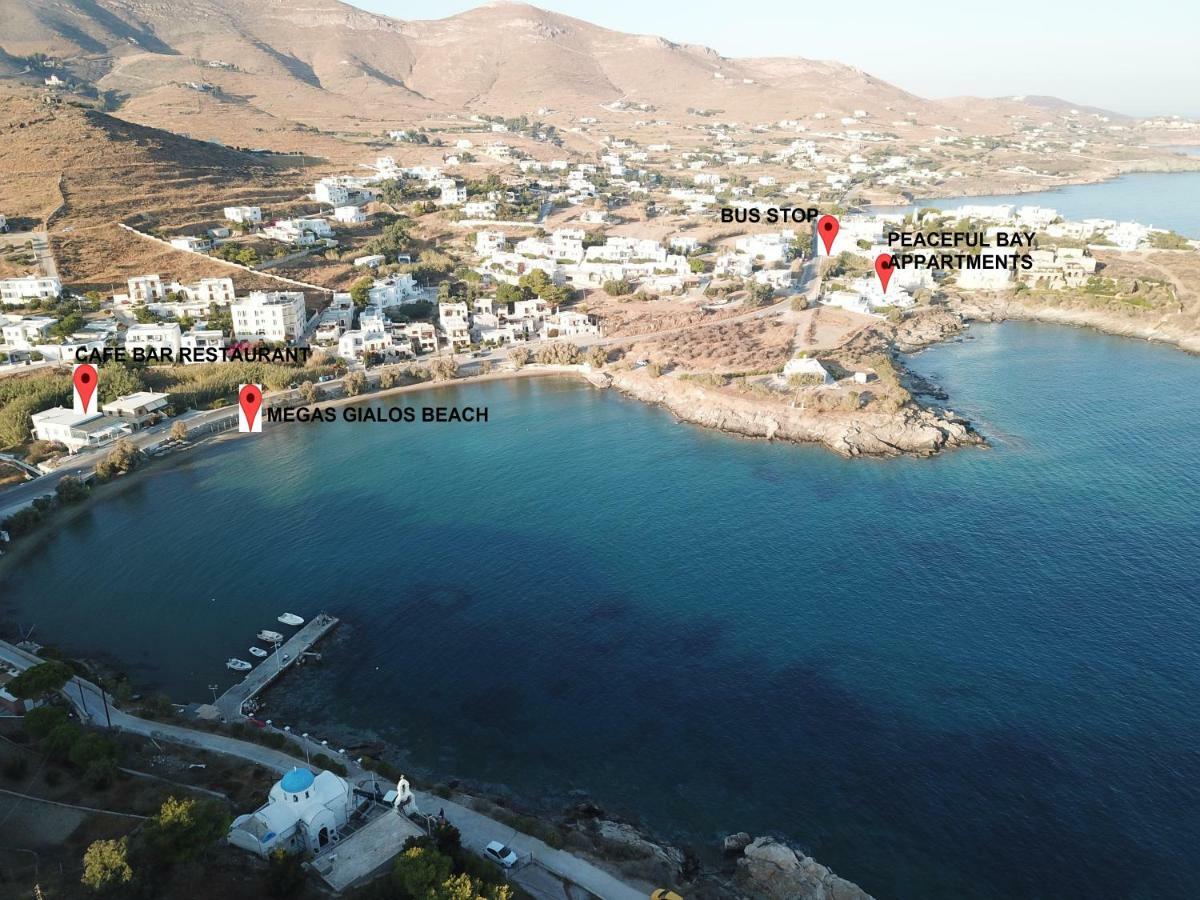 Peaceful Bay Hotel Megas Gialos - Nites ภายนอก รูปภาพ